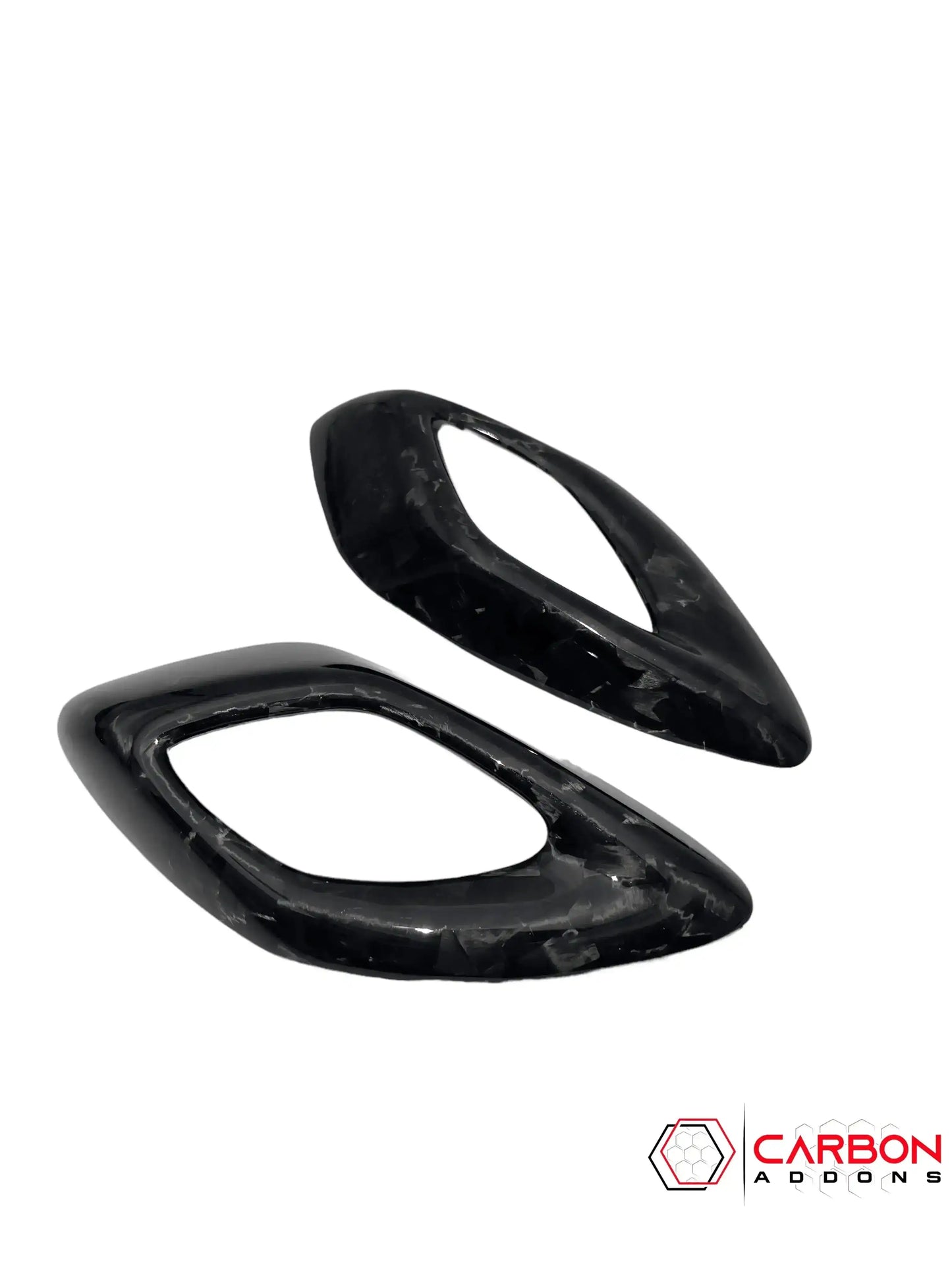2016-2024 Camaro Real Carbon Fiber Interior Door Handle Chrome Delete Cover