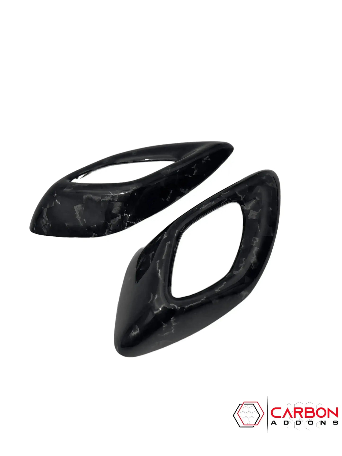 2016-2024 Camaro Real Carbon Fiber Interior Door Handle Chrome Delete Cover