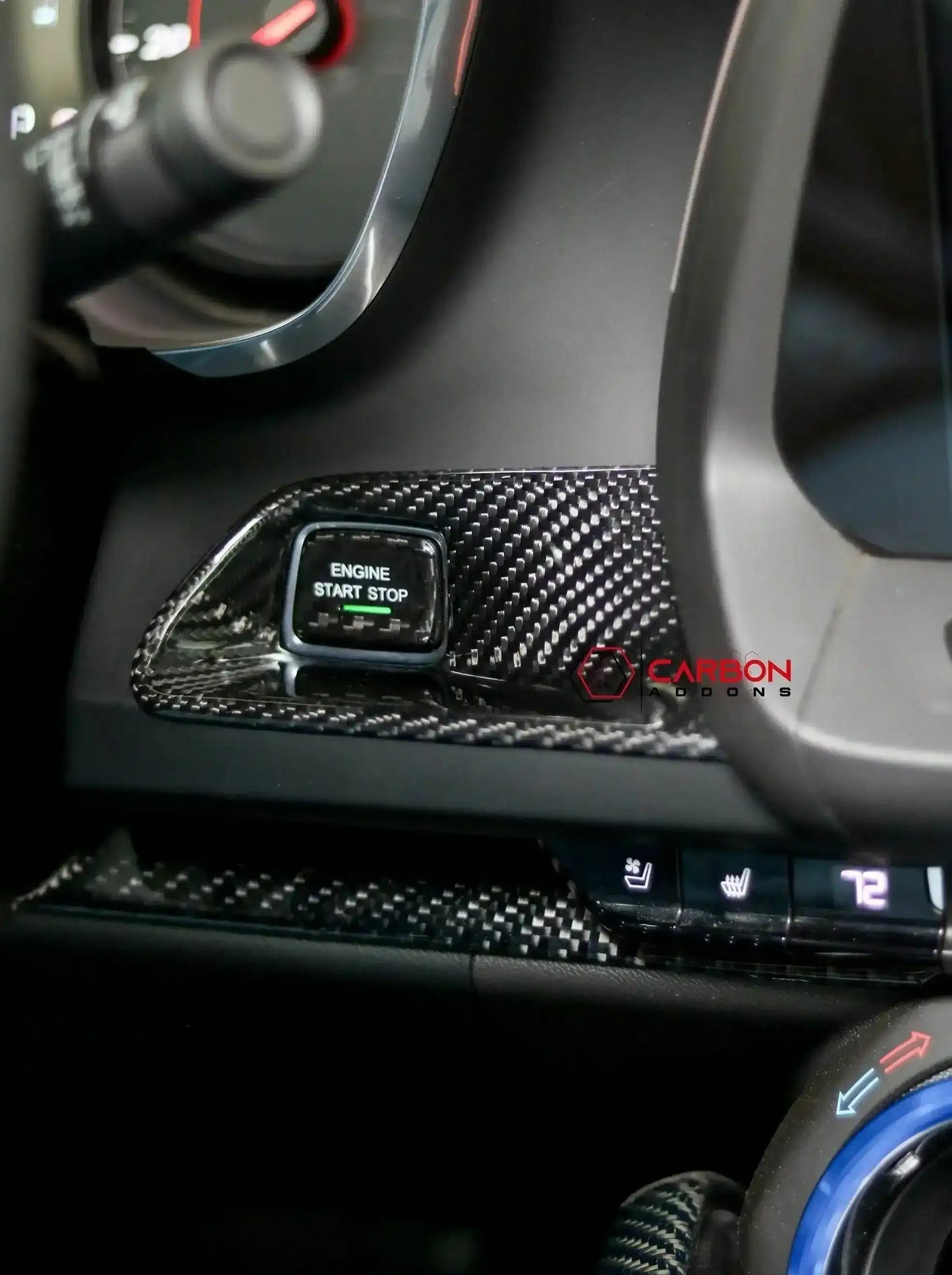 2016-2024 Camaro Start Stop Engine Button Surround Trim Cover