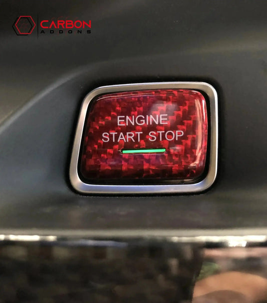 2016-2024 Camaro/2014-2019 Corvette Carbon Fiber Start Stop Engine Button Cover