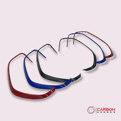 2016-2024 Camaro Carbon Fiber Gauge Cluster Bezel Chrome Delete Cover