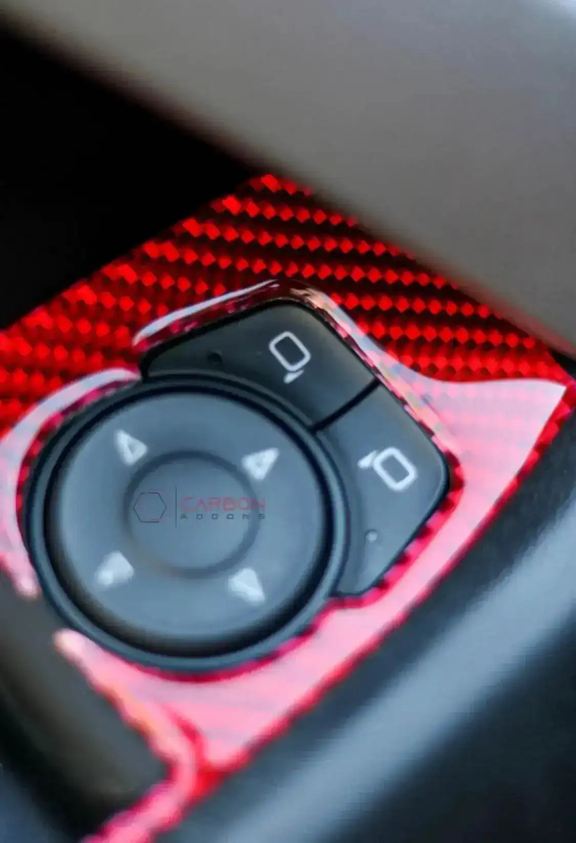2016-2024 Chevrolet Camaro Window Switch Trim Carbon Fiber Overlay [2pcs]
