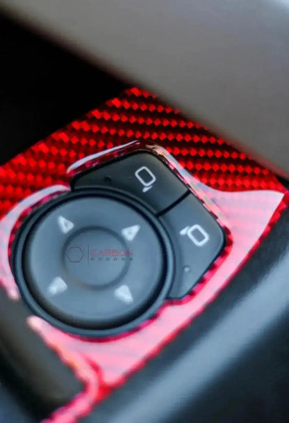 2016-2024 Chevrolet Camaro Window Switch Trim Carbon Fiber Overlay [2pcs]
