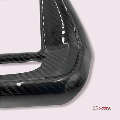 2016-2024 Chevy Camaro Carbon Fiber Infotainment Radio Screen Trim Cover
