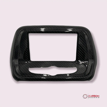 2016-2024 Chevy Camaro Carbon Fiber Infotainment Radio Screen Trim Cover