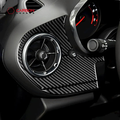 2016-2024 Chevy Camaro Real Carbon Fiber Driver Side Dash Overlay