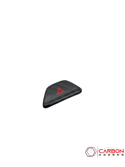 2016-2024 Chevy Camaro Real Carbon Fiber Interior Hazard Button Cover
