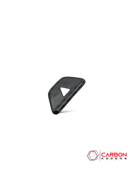 2016-2024 Chevy Camaro Real Carbon Fiber Interior Hazard Button Cover
