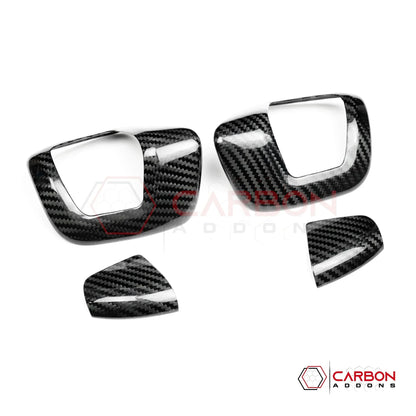 2016–2024 Chevrolet Camaro Real Carbon Fiber Seat Release Lever Trim & Handle Covers