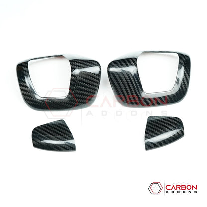 2016–2024 Chevrolet Camaro Real Carbon Fiber Seat Release Lever Trim & Handle Covers