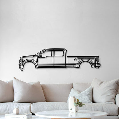 2017 F-450 Super Duty 4th Gen Metal Car Wall Art - MT0593