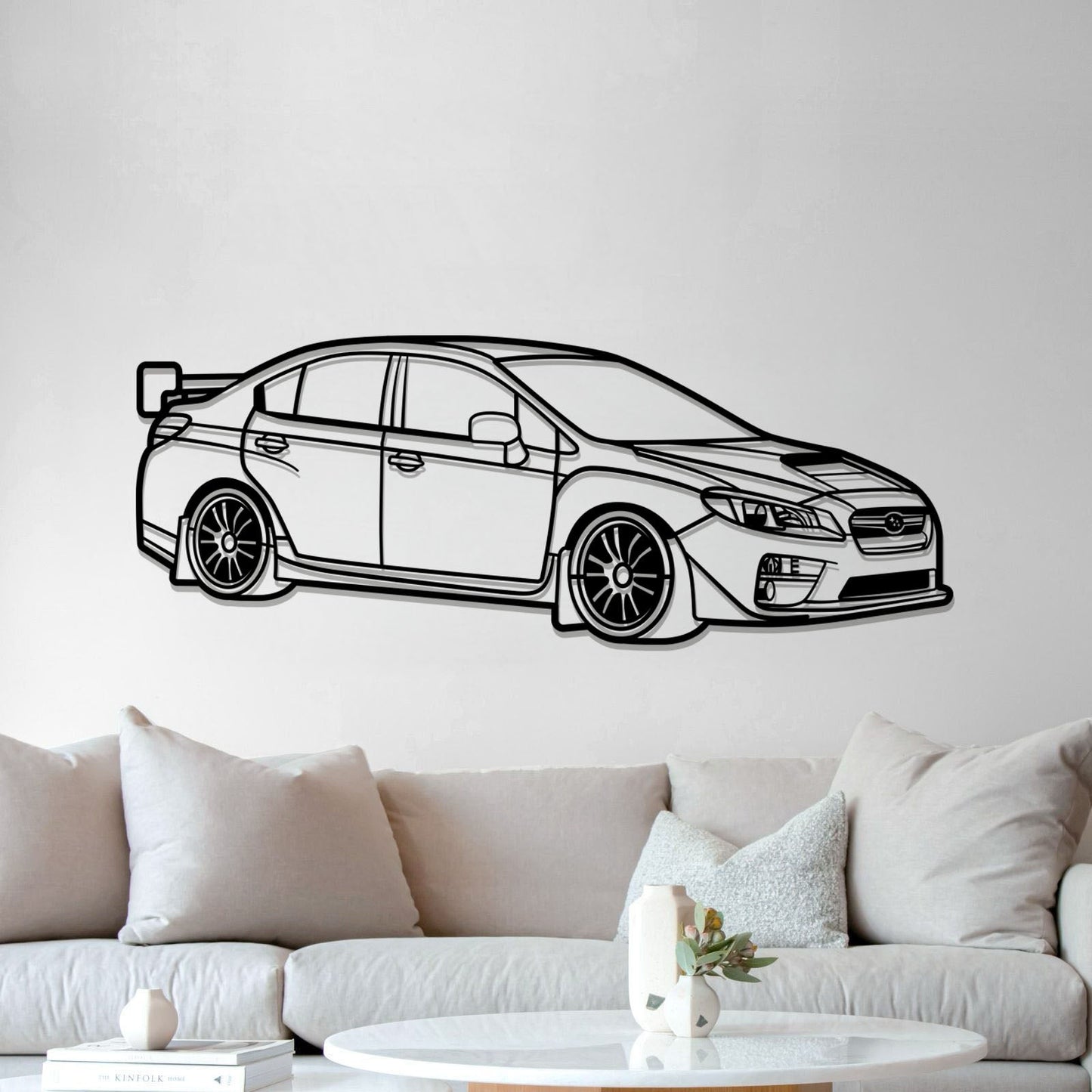 2017 Impreza WRX STI Perspective Metal Car Wall Art - MT1289