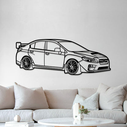 2017 Impreza WRX STI Perspective Metal Car Wall Art - MT1289