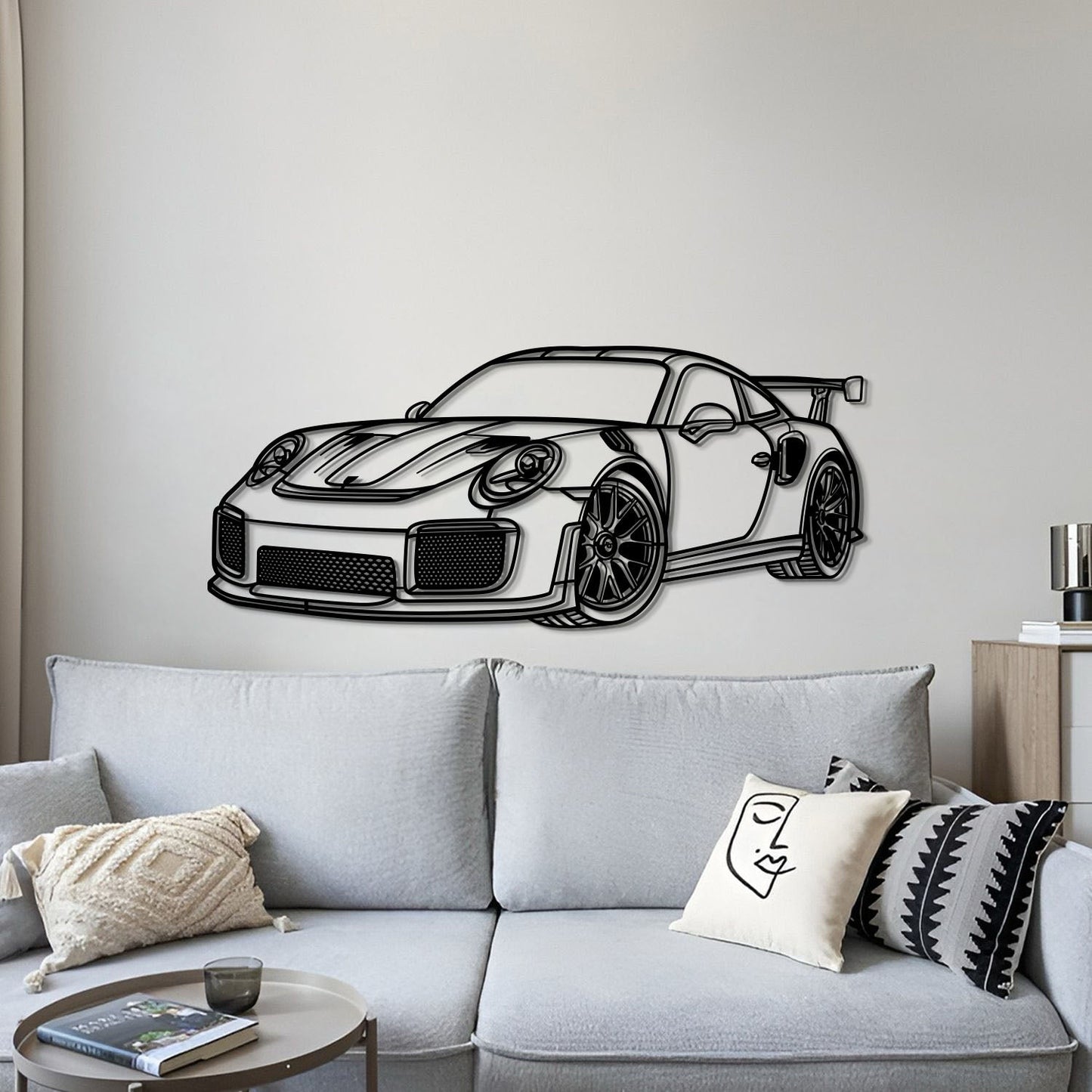 2018 911 GT2 RS Perspective Metal Car Wall Art - MT0461