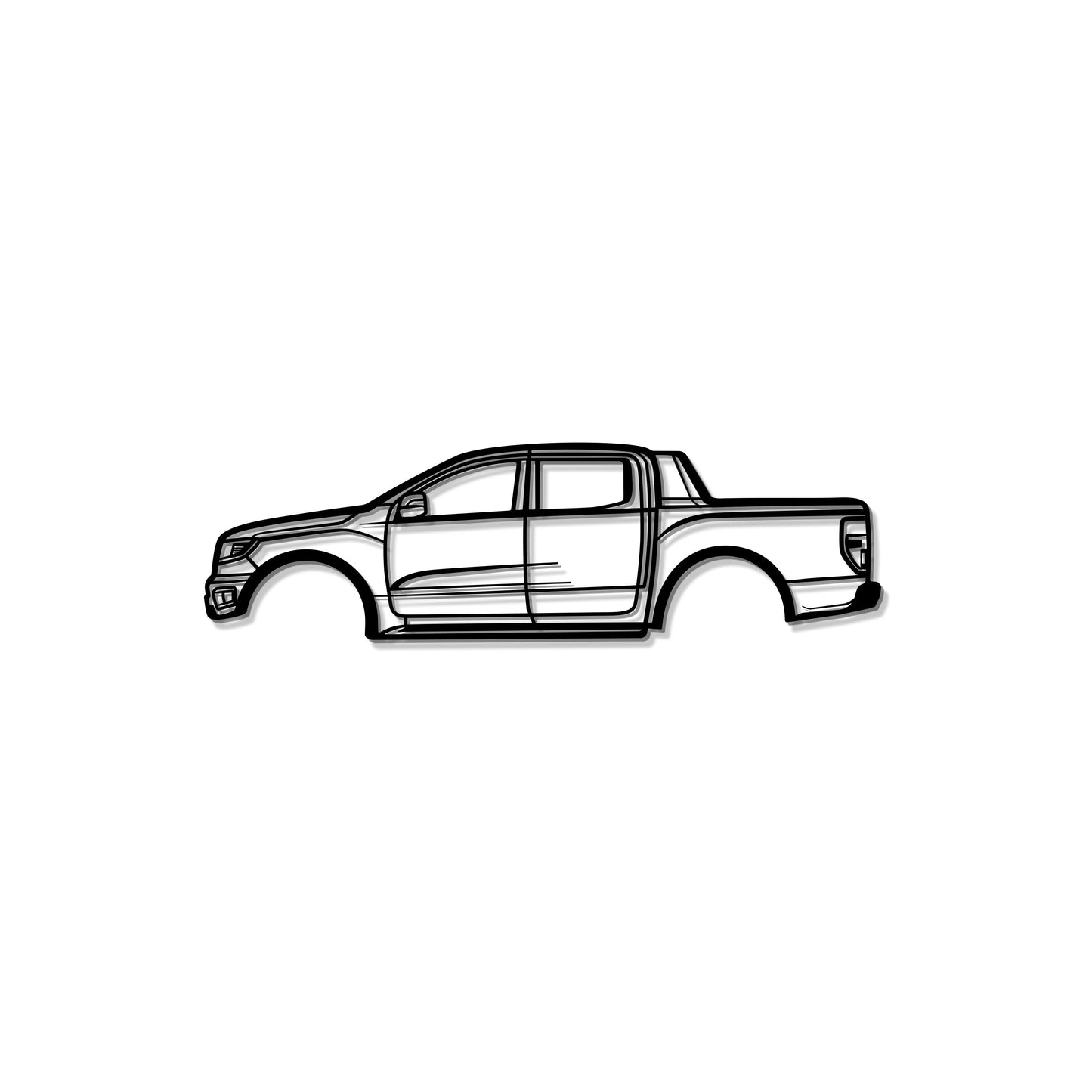 2019 F-150 Raptor Metal Car Wall Art - MT0659