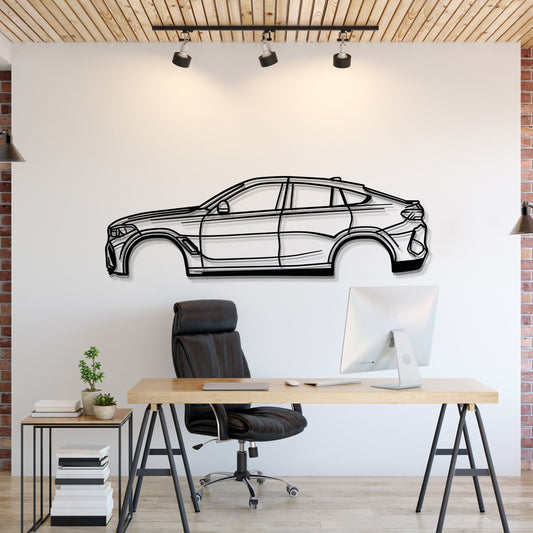 2020 X6 M F96 3rd Gen Metal Car Wall Art - MT0730