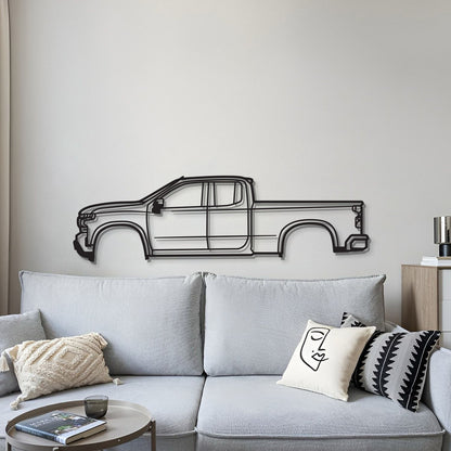 2020 Silverado 2500HD 4th Gen Metal Car Wall Art - MT0720