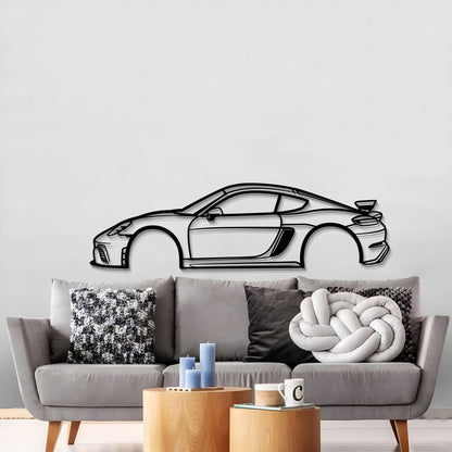 Cayman 981 GT4 Metal Car Wall Art - MT0696