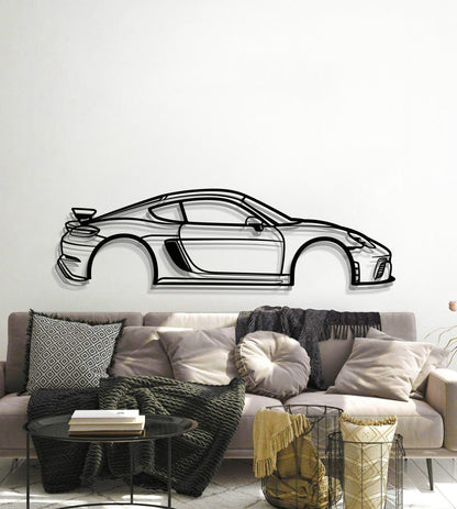 Cayman 981 GT4 Metal Car Wall Art - MT0696