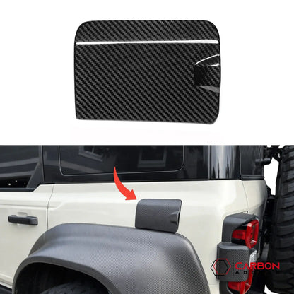 Real Carbon Fiber Gas Cap Cover For 2021–2025 Ford Bronco Raptor | Matte or Glossy Finish