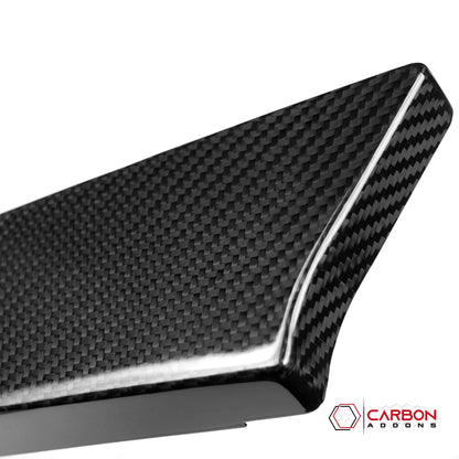 2021+ Ford Bronco 2-Door Real Dry Carbon Fiber B-Pillar Trim Covers (Glossy or Matte)