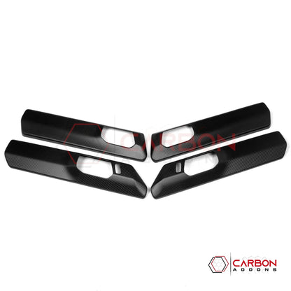 Real Carbon Fiber Door Handle Panel Trim Covers for 2021+ Ford Bronco | 2-Door & 4-Door