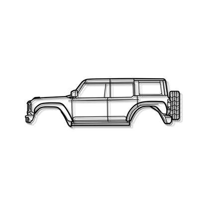 2022 Bronco Raptor Metal Car Wall Art - MT0776