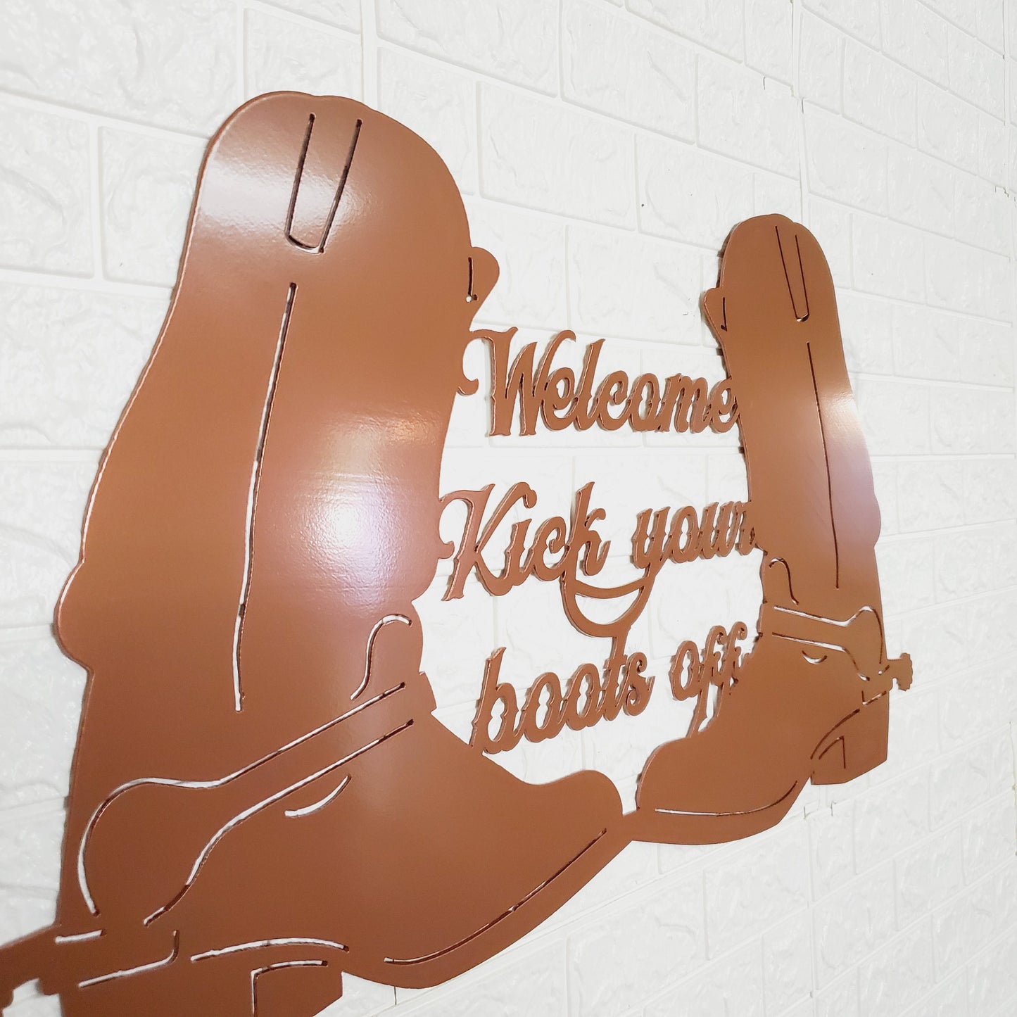 Welcome Kick Your Boots Off