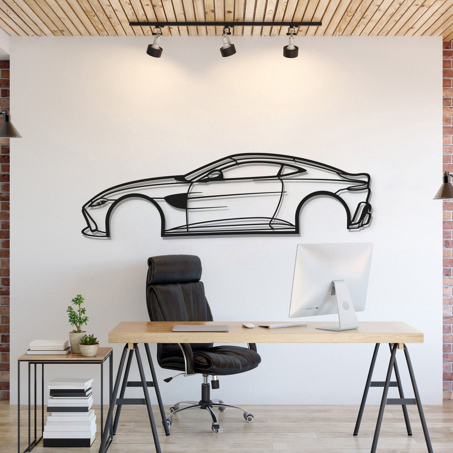 2022 Vantage Metal Car Wall Art - MT0819