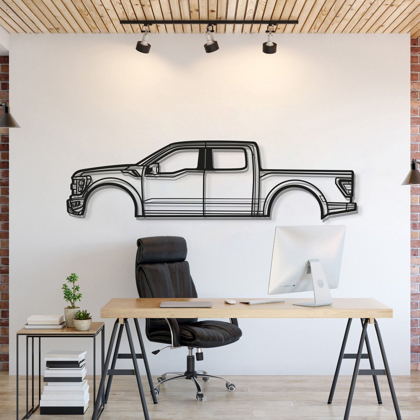 2022 F-150 Raptor Metal Car Wall Art - MT0781
