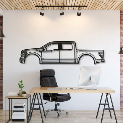 2022 F-150 Raptor Metal Car Wall Art - MT0781
