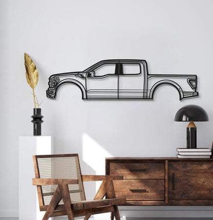 2022 F-150 Raptor Metal Car Wall Art - MT0781