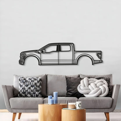 2022 F-150 Raptor Metal Car Wall Art - MT0781