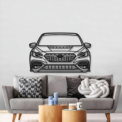 2022 WRX Front View Metal Car Wall Art - MT1373
