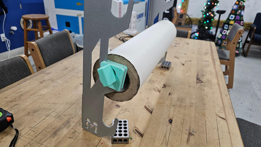 Quick load add-on for tint and vinyl racks - Martin Metalwork LLC 