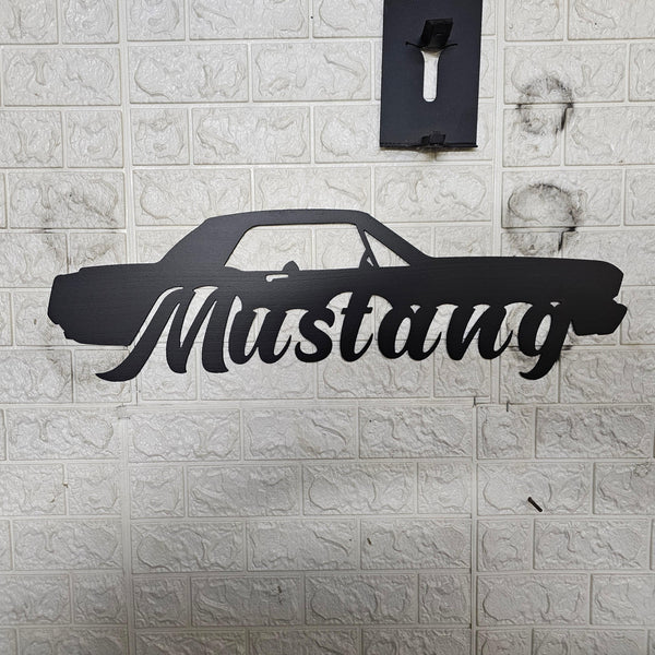 classic Mustang Metal Wall Art Décor - Martin Metalwork LLC 