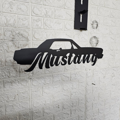 classic Mustang Metal Wall Art Décor - Martin Metalwork LLC 