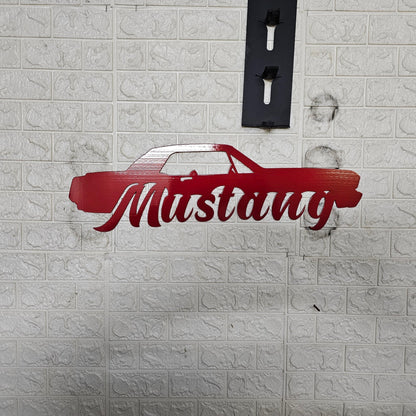 classic Mustang Metal Wall Art Décor - Martin Metalwork LLC 