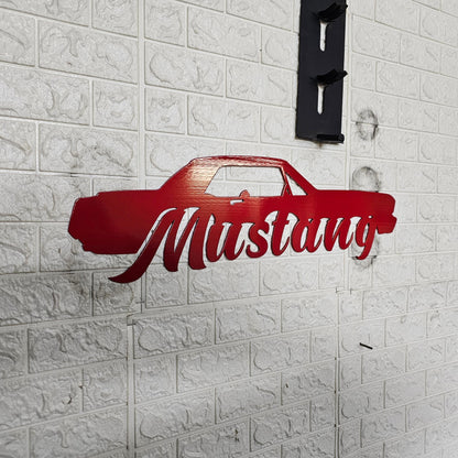 classic Mustang Metal Wall Art Décor - Martin Metalwork LLC 