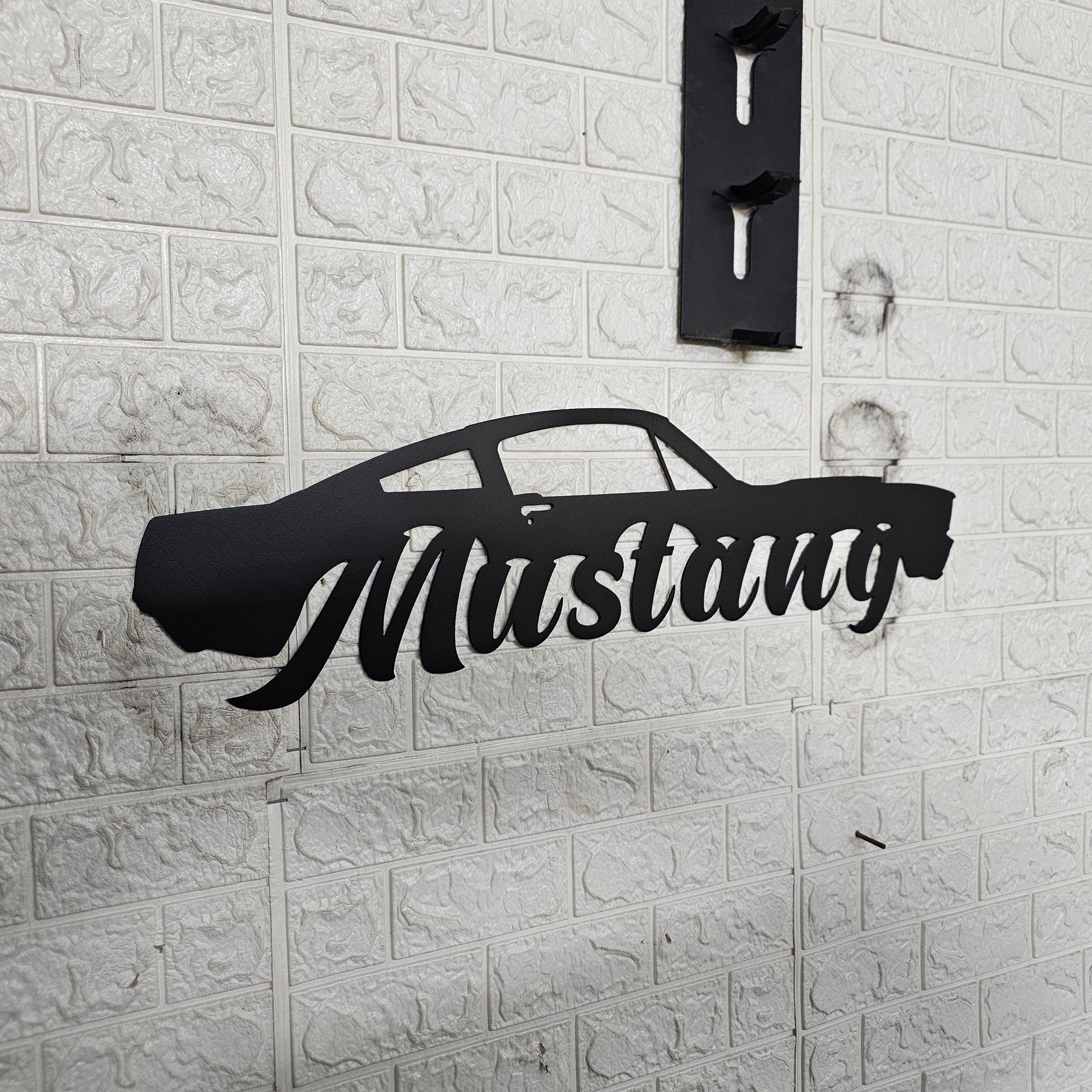 classic fastback Mustang Metal Wall Art Décor - Martin Metalwork LLC 