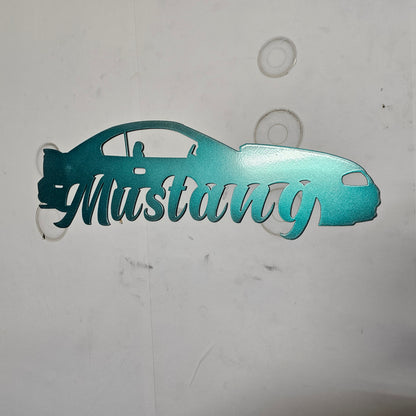 5th gen Mustang  Metal Wall Art Décor