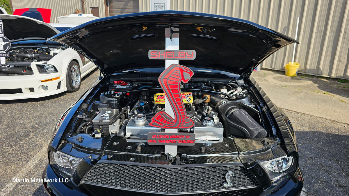 Custom Shelby GT500 Mustang Hood Prop
