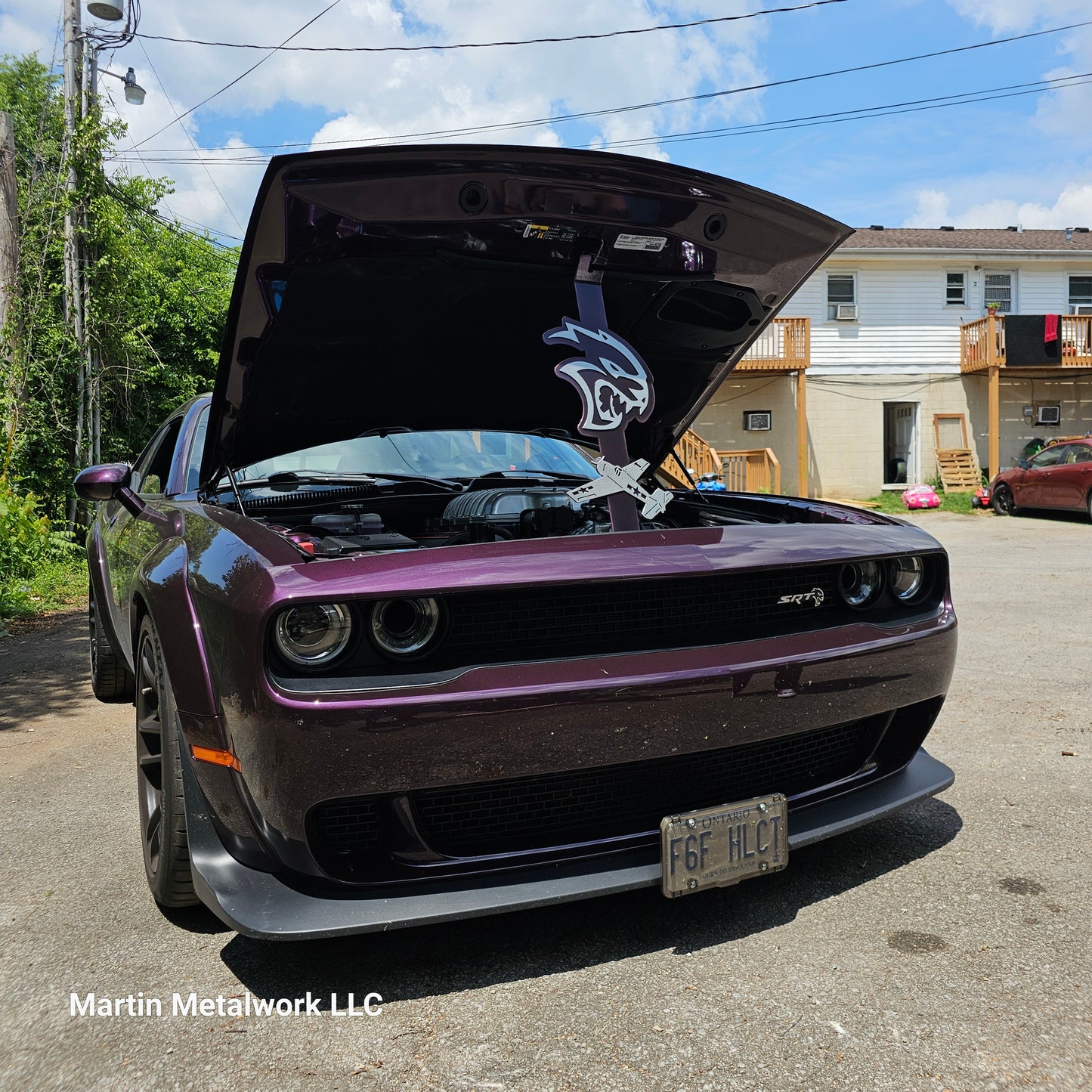 Hellcat hood prop