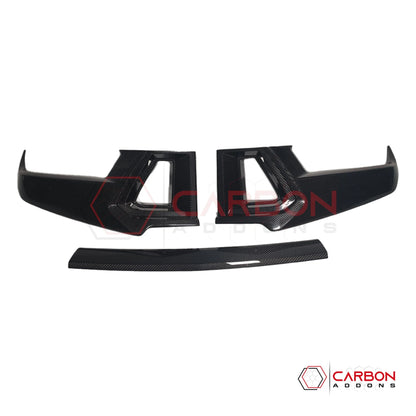 2024+ Ford Mustang Dark Horse Real Carbon Fiber Front Upper Grille Trim