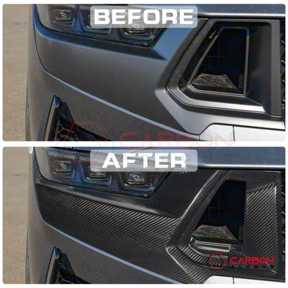2024+ Ford Mustang Dark Horse Real Carbon Fiber Front Upper Grille Trim