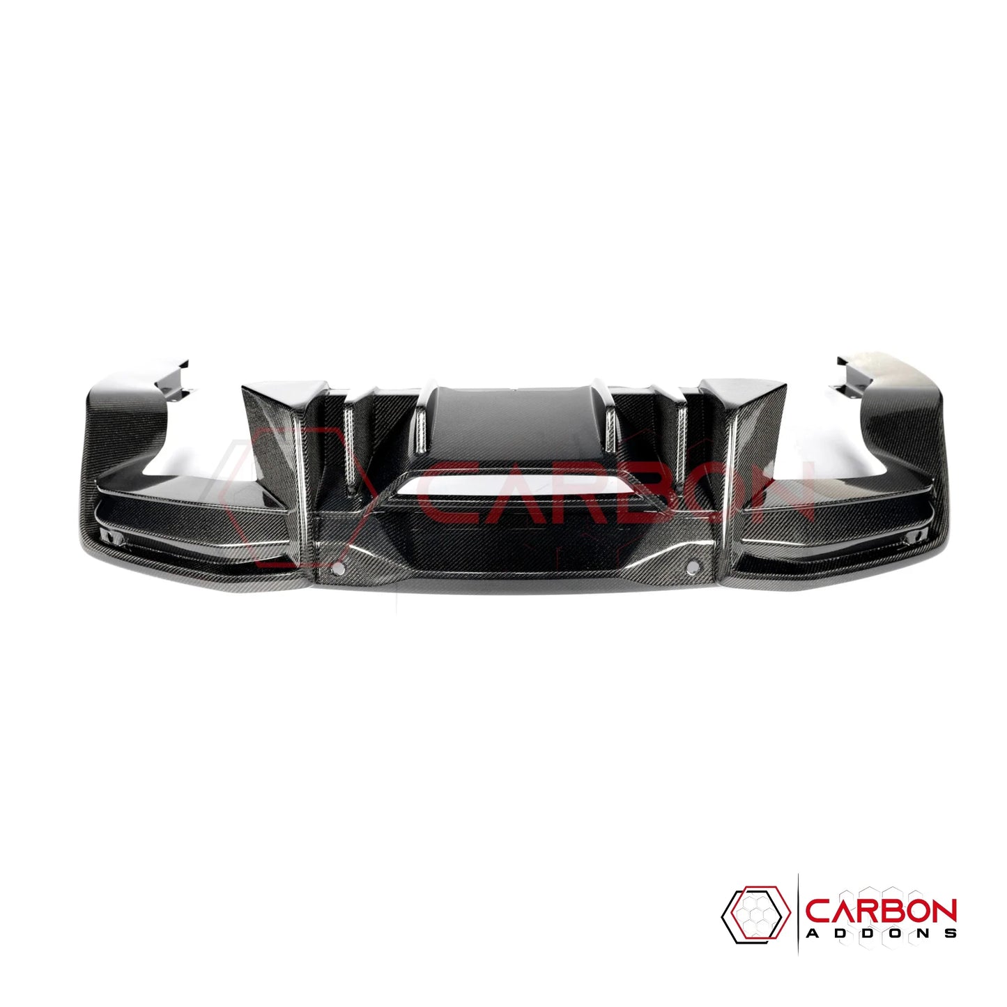 Real Carbon Fiber Rear Diffuser for 2024+ Ford Mustang GT