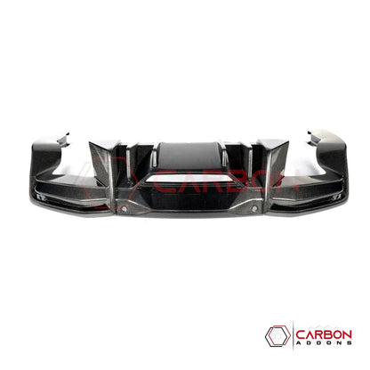 Real Carbon Fiber Rear Diffuser for 2024+ Ford Mustang GT