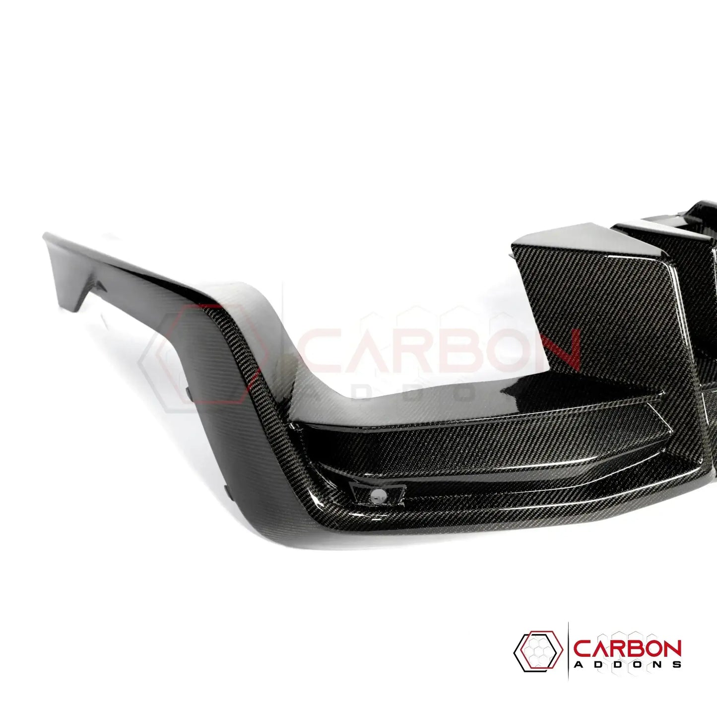 Real Carbon Fiber Rear Diffuser for 2024+ Ford Mustang GT