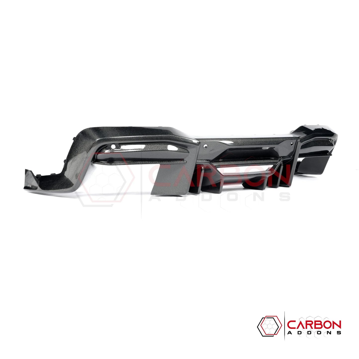 Real Carbon Fiber Rear Diffuser for 2024+ Ford Mustang GT