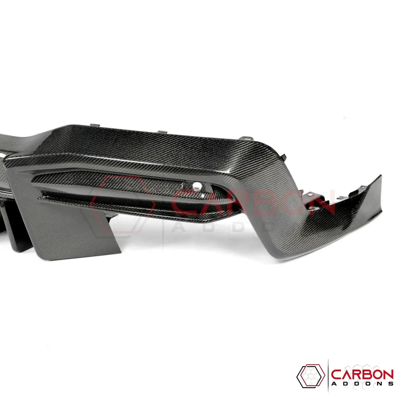 Real Carbon Fiber Rear Diffuser for 2024+ Ford Mustang GT